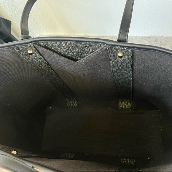 Michael Kors Black and Yellow Tote Bag - Picture 6 of 7